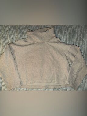lululemon athletica Cropped Turtleneck Sweater in Beige